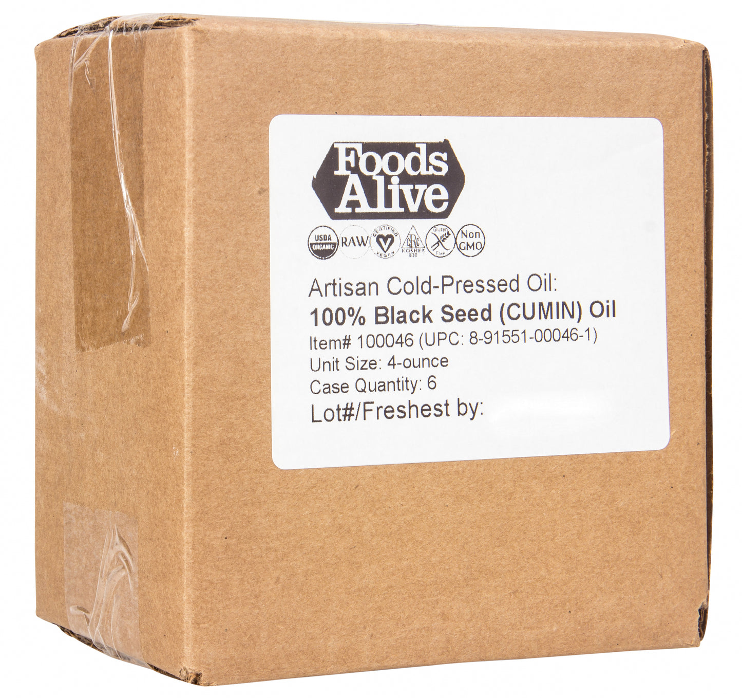 Black Seed Oil, Artisan Cold Pressed, Organic
