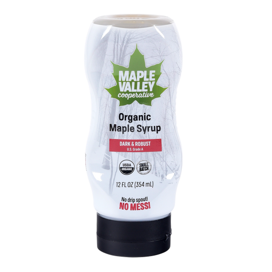 Maple Syrup, Grade A, Dark Robust, Squeeze Bottle, Organic