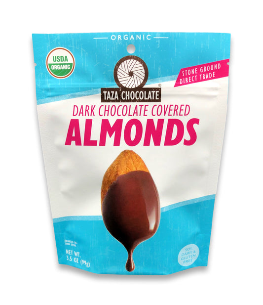 Dark Chocolate Covered Almonds, Organic