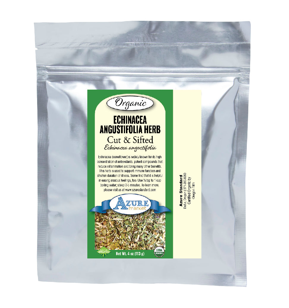 Echinacea Angustifolia Herb, Cut & Sifted, Organic