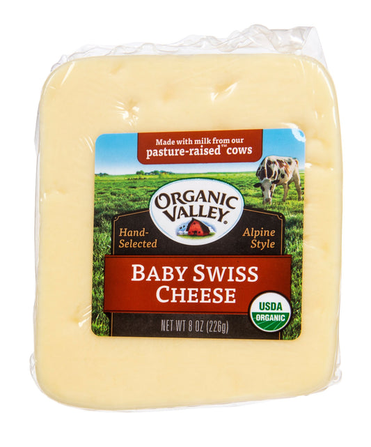 Baby Swiss Cheese, Organic