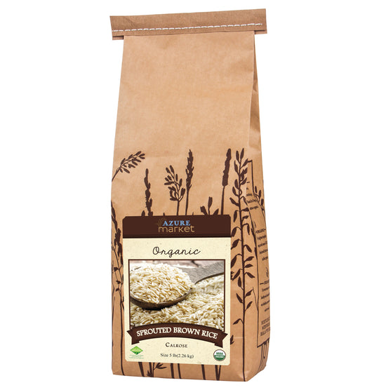 Rice, Sprouted, Brown, Calrose, Organic