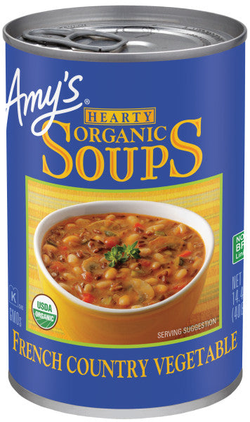 Hearty French Country Vegetable Soup, Organic