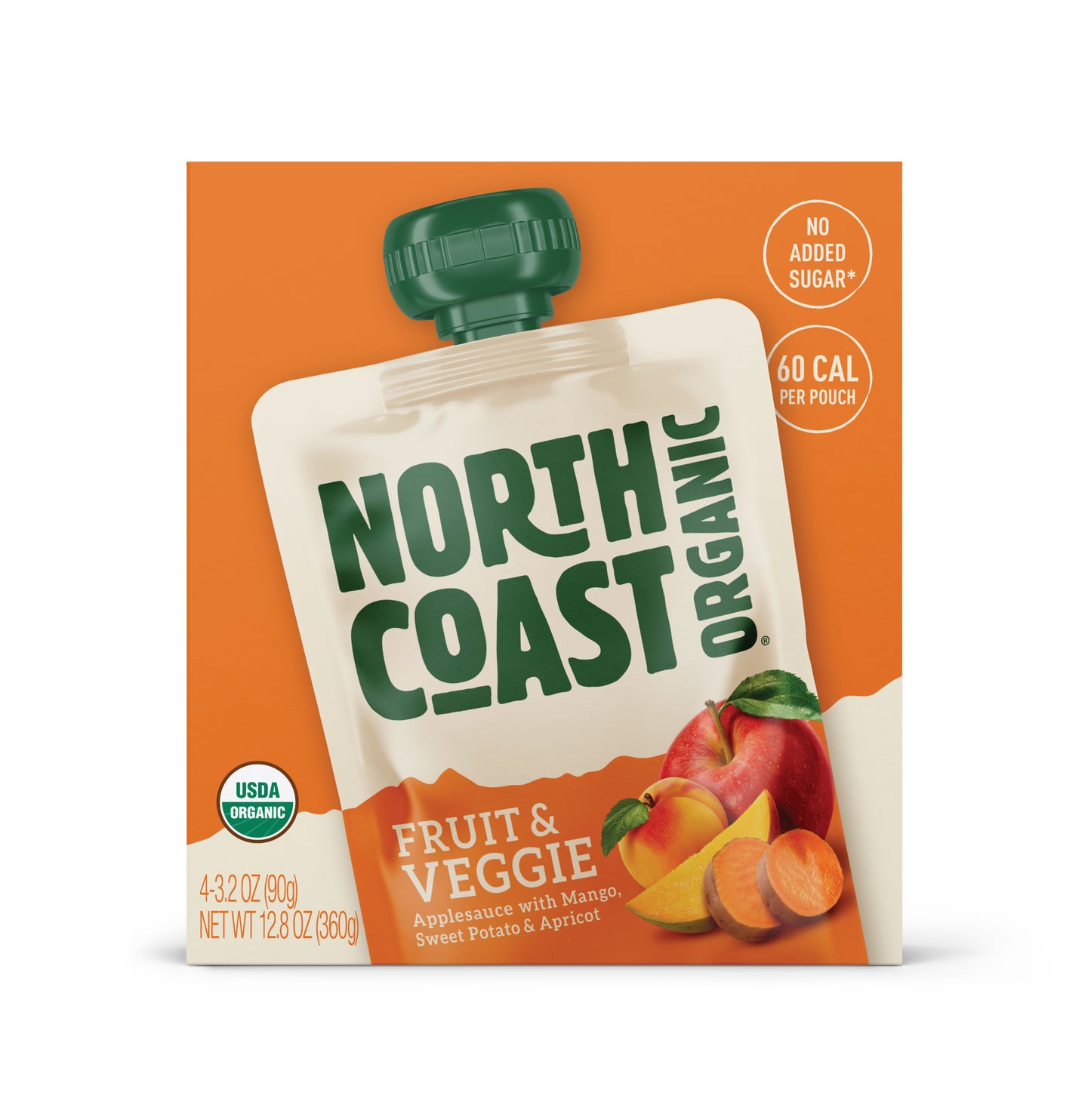 Apple Sauce, Fruit & Veggie Pouch, Organic
