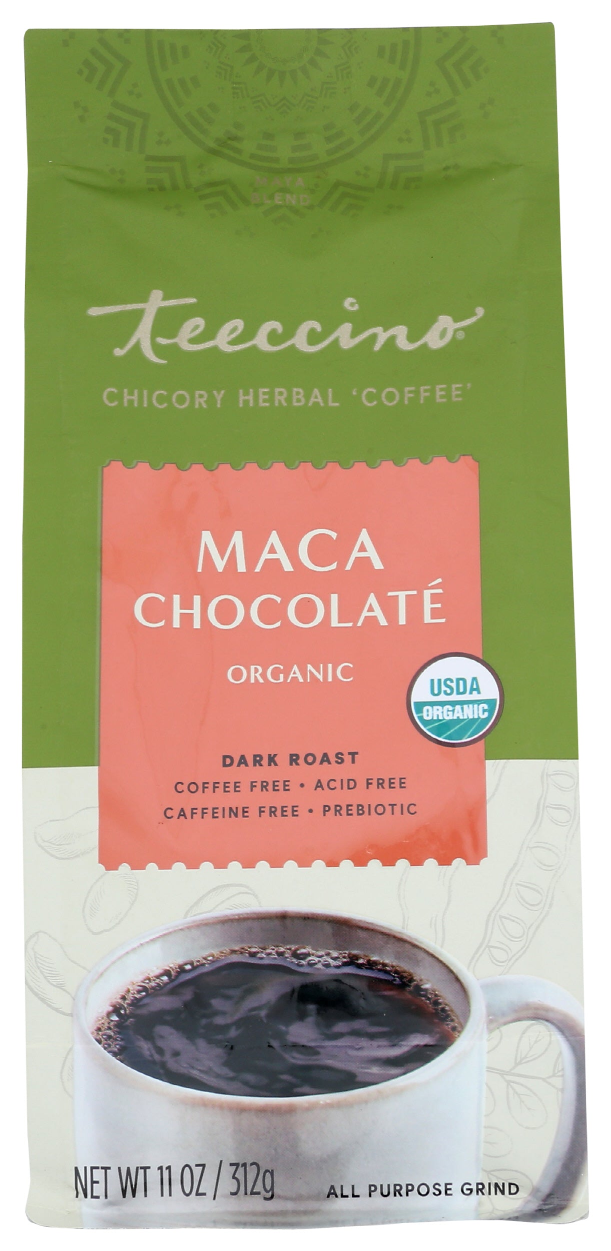 Maca Chocolate, Chicory, Herbal Coffee, Organic