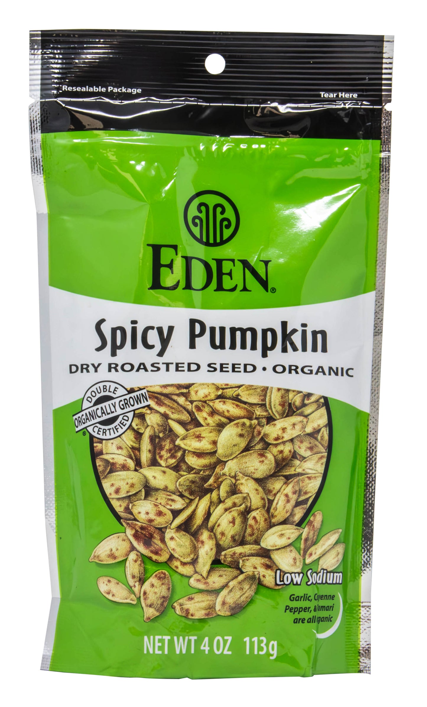 Spicy Pumpkin, Seeds, Dry Roasted, Organic