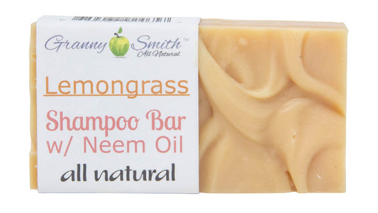 Shampoo Bar, Lemongrass with Neem Oil, All Natural
