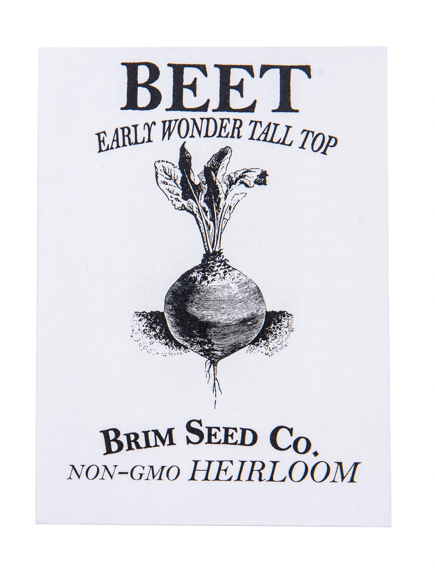 Beet, Early Wonder Tall Top Heirloom Seed