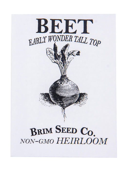 Beet, Early Wonder Tall Top Heirloom Seed