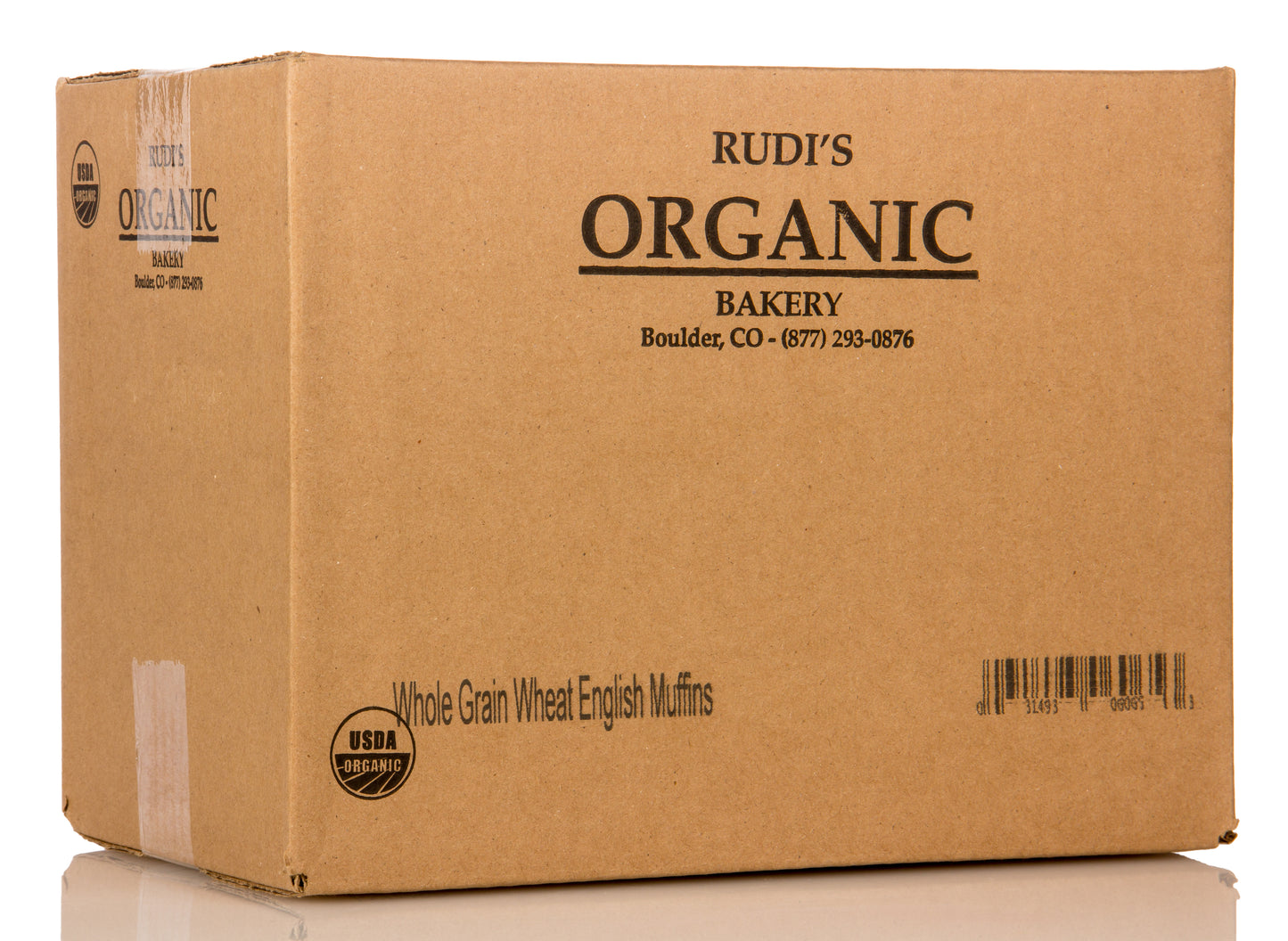 Whole Wheat English Muffins, Frozen, Organic