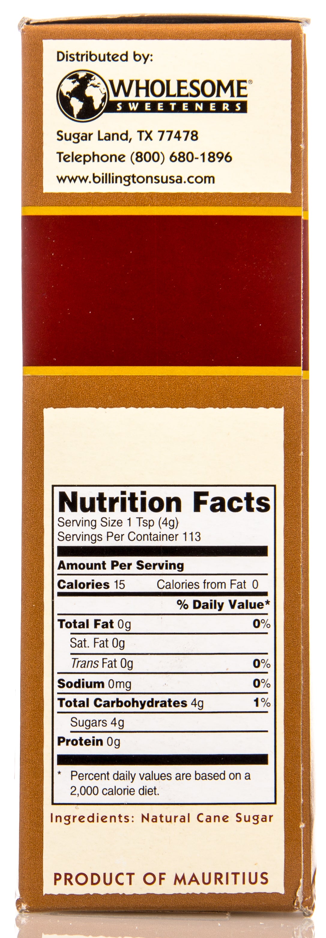 Muscovado Sugar, Light Brown, Natural, Unrefined