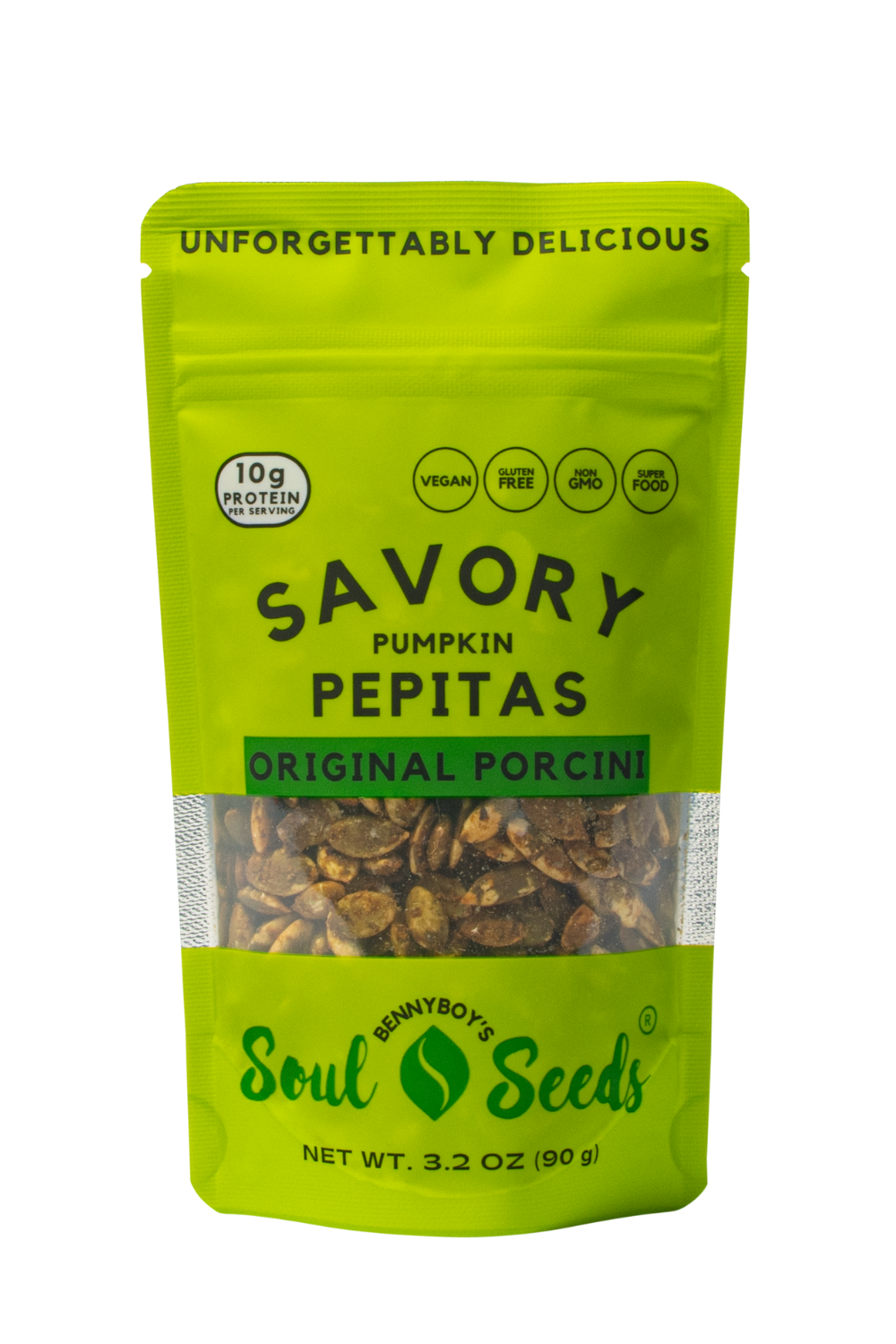 Savory Pumpkin Pepitas, Original Porcini