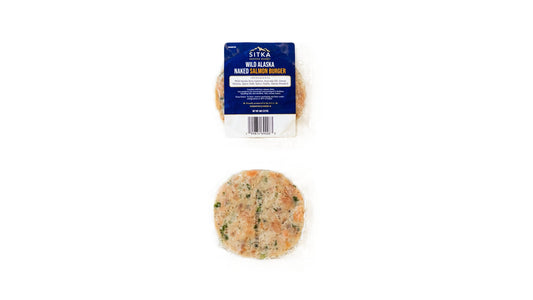 Naked Salmon Burger, Frozen