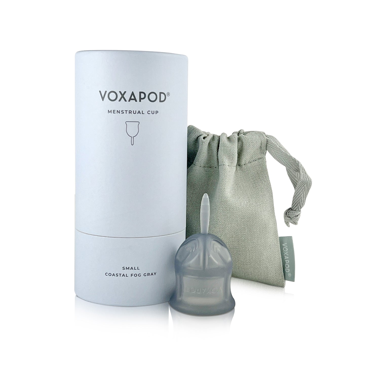 Menstrual Cup, Small, Coastal Fog Gray
