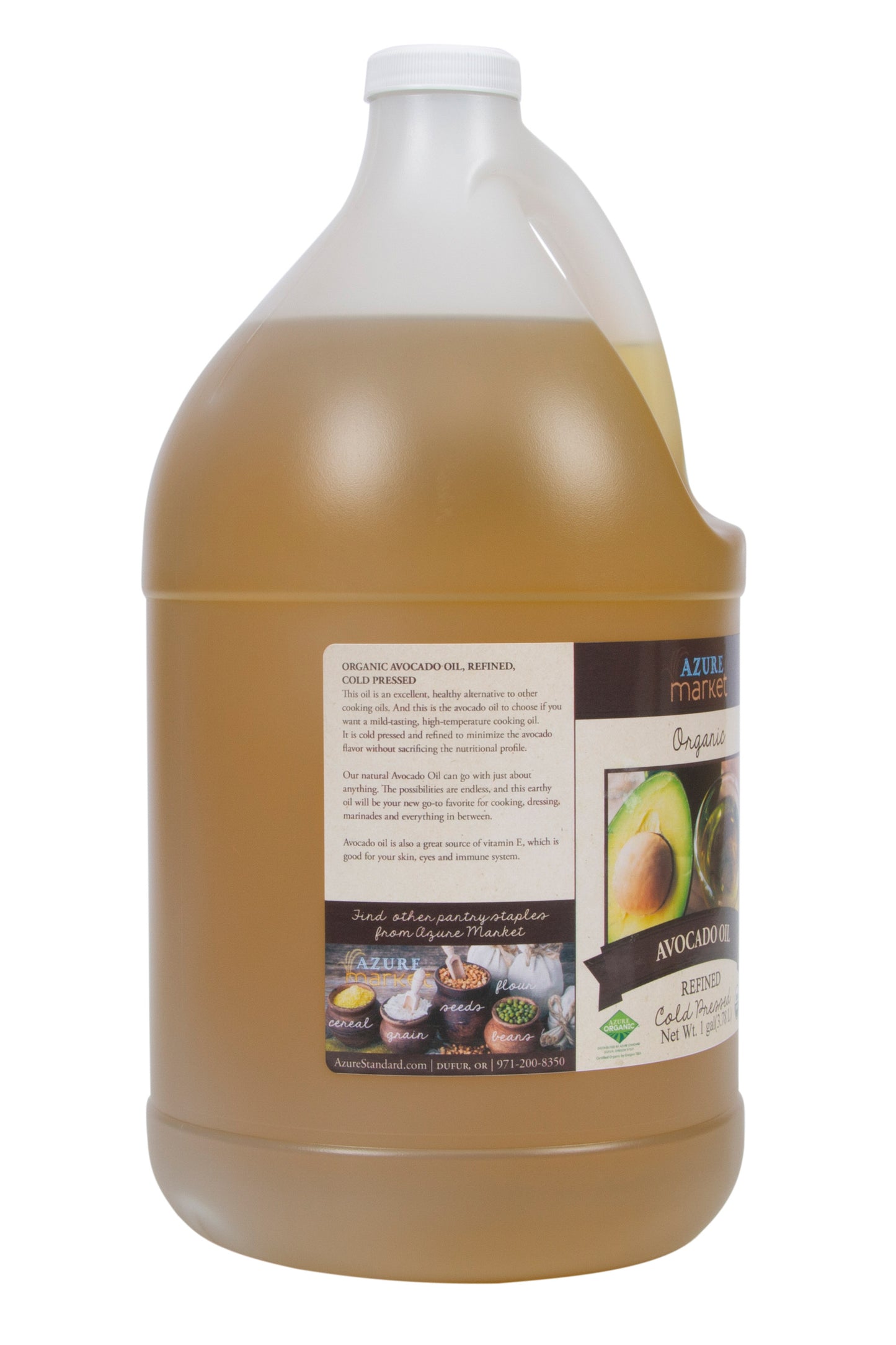 Avocado Oil, Cold Pressed, Refined, Organic