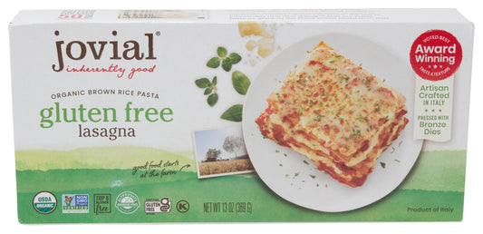 Pasta, Brown Rice, Lasagna, Organic, GF