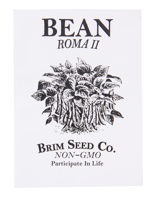 Bean, Roma II Bush Seed