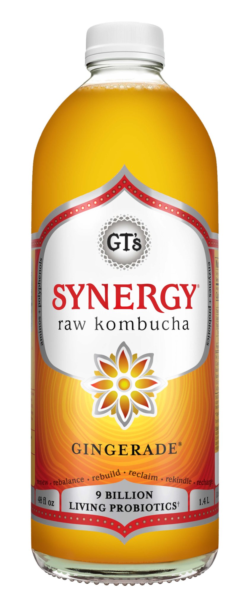 SYNERGY, Kombucha Raw, Gingerade
