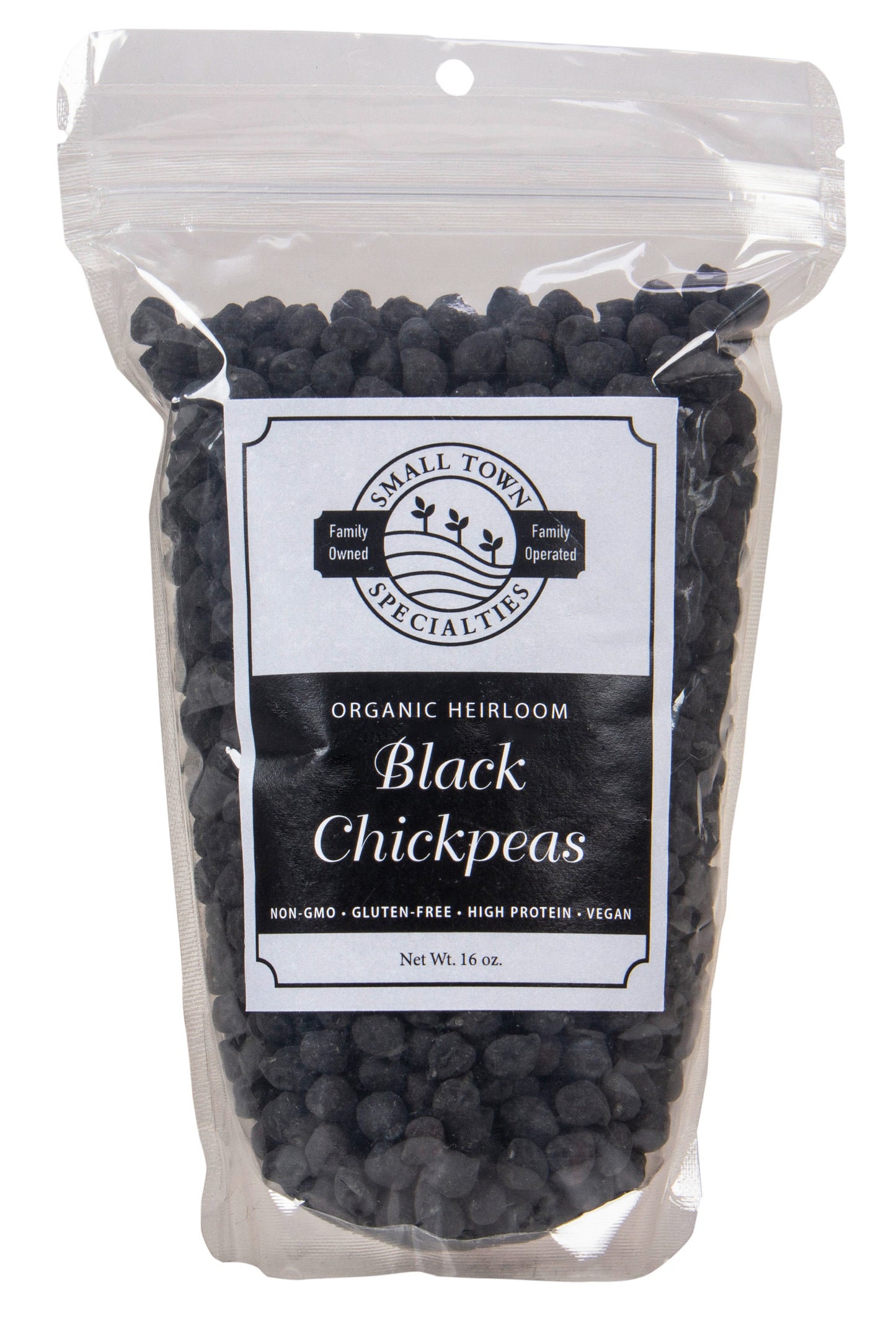 Chickpeas, Black, Heirloom, Organic