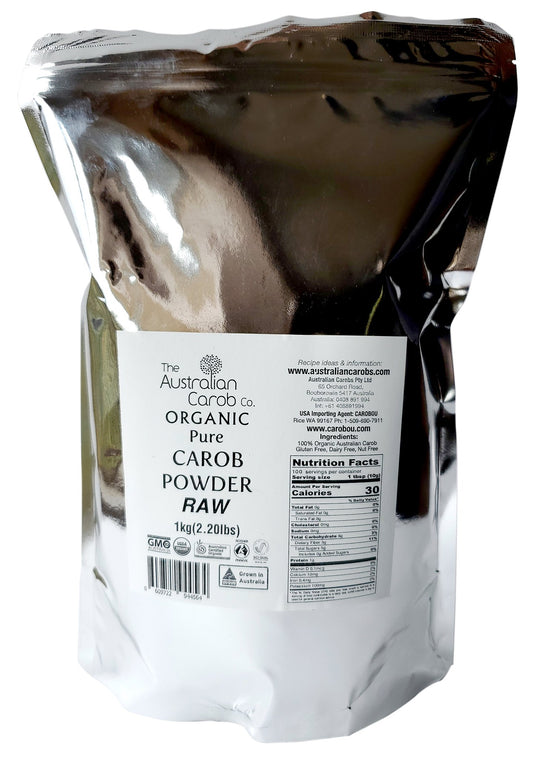 Pure Carob Powder, Raw, Organic