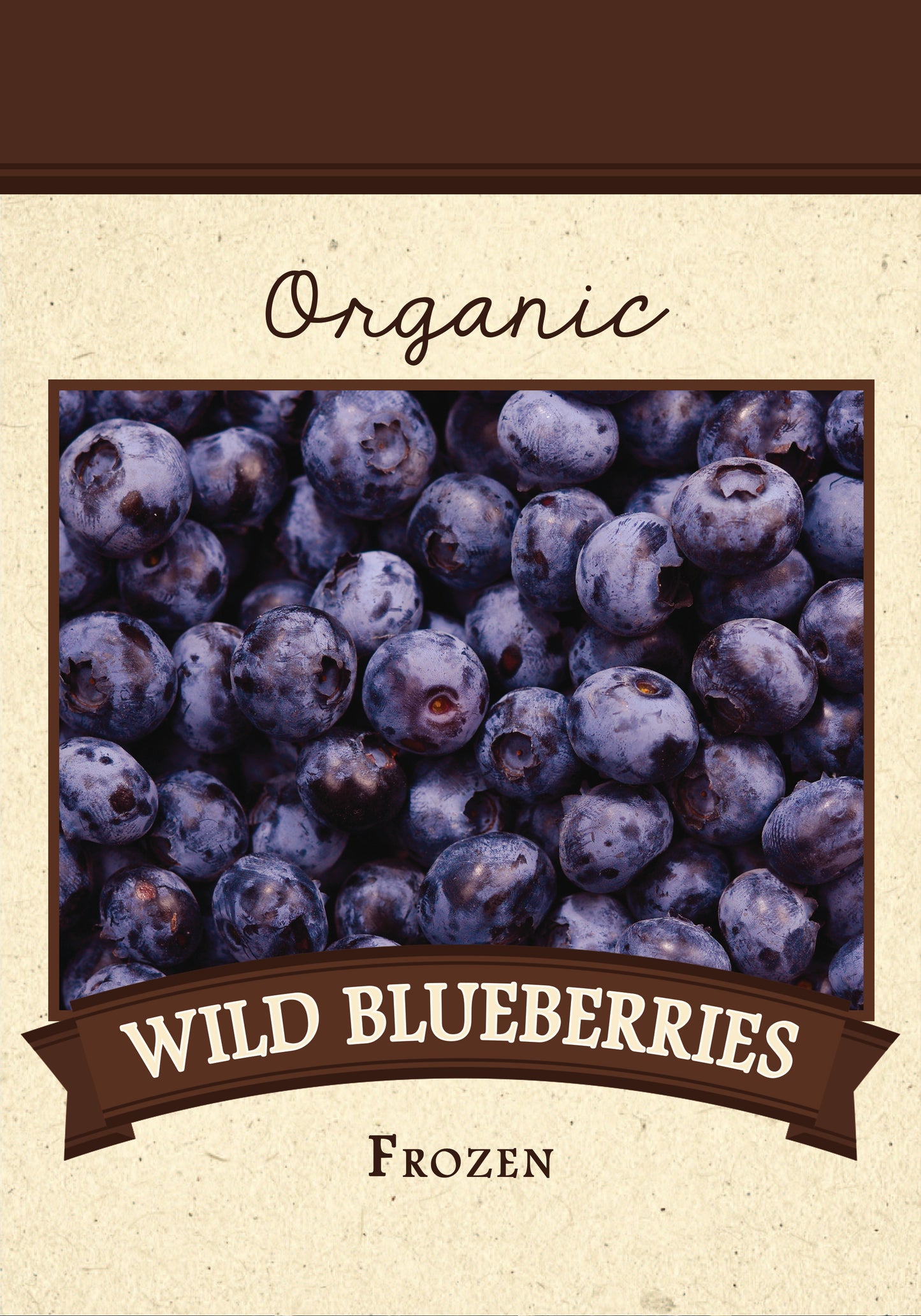 Wild Blueberries, Frozen, Organic