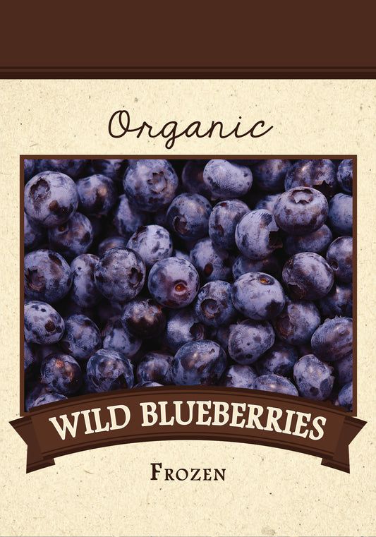 Wild Blueberries, Frozen, Organic