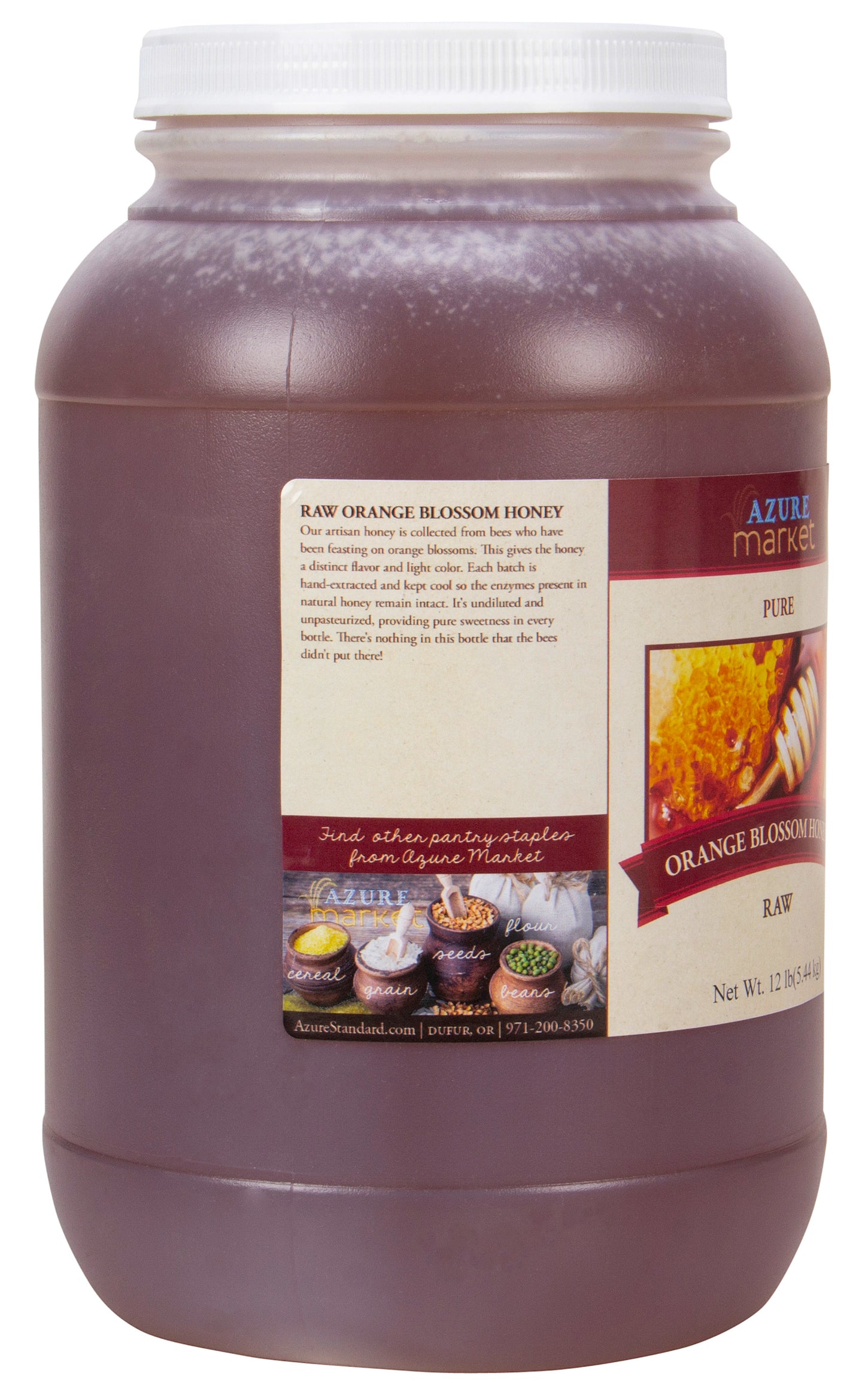 Honey, Raw, Orange Blossom
