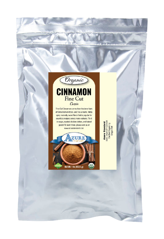 Cinnamon, Fine Cut, Organic