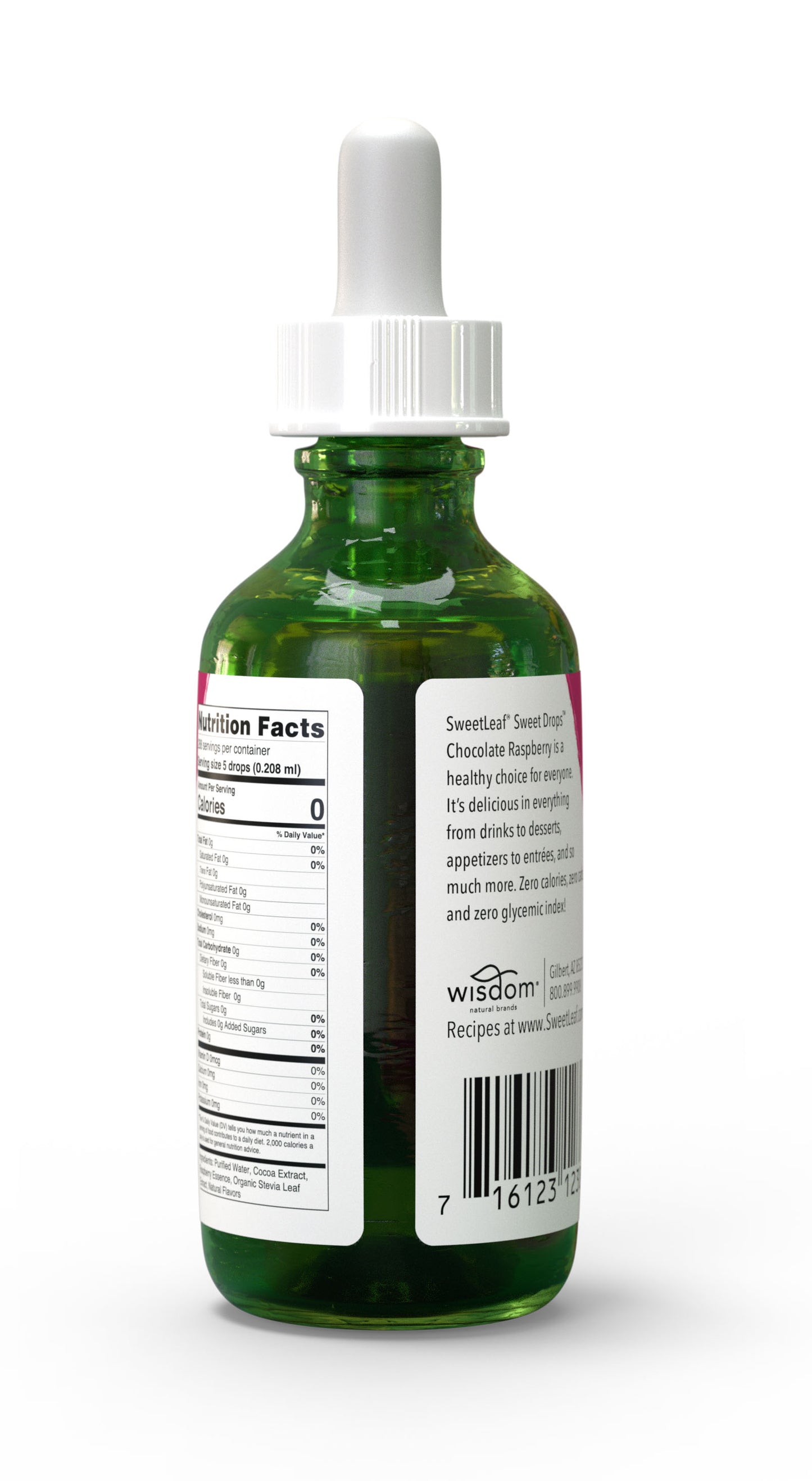 Stevia Clear Liquid, Chocolate Raspberry