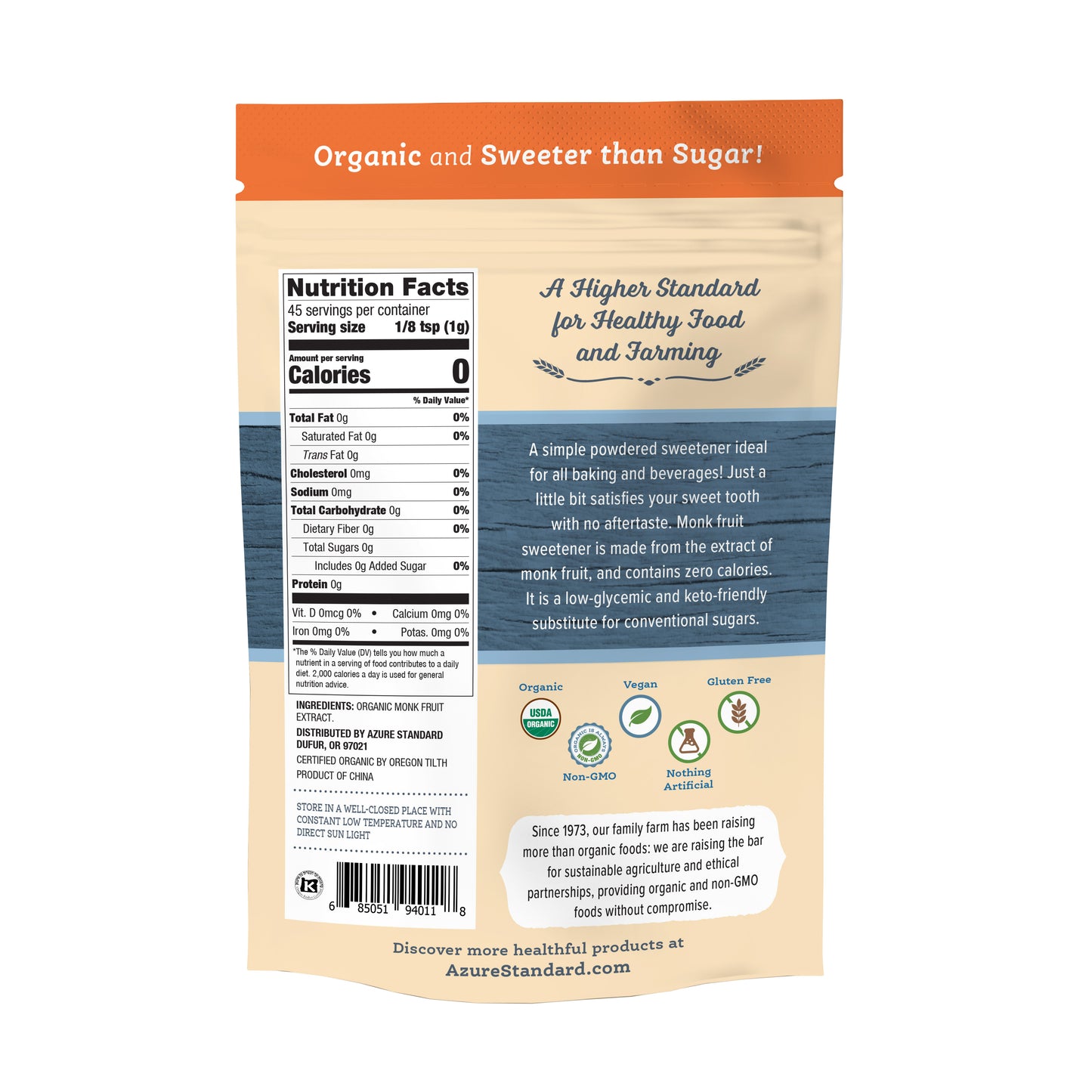 Monk Fruit Extract Powder, Organic