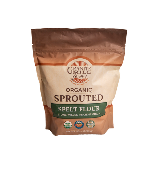 Spelt Flour, Sprouted, Organic