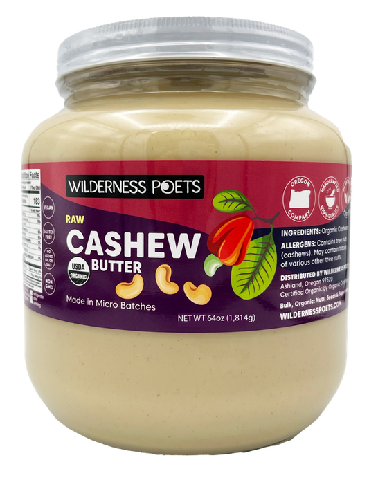 Cashew Butter, Raw, Organic