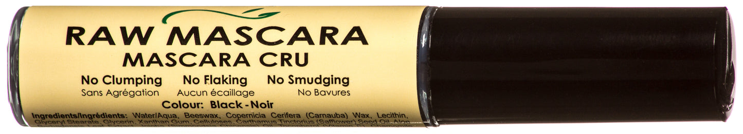 Mascara, Black, Raw, Gluten Free