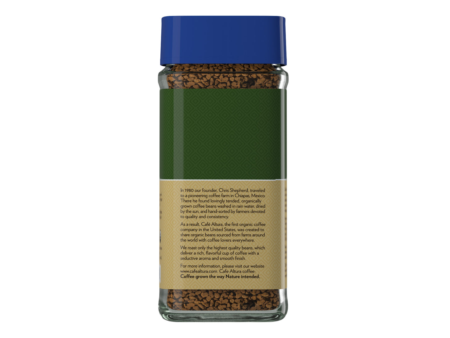 Instant Coffee, Freeze Dried, Decaf Medium Roast, Fair Trade, Organic