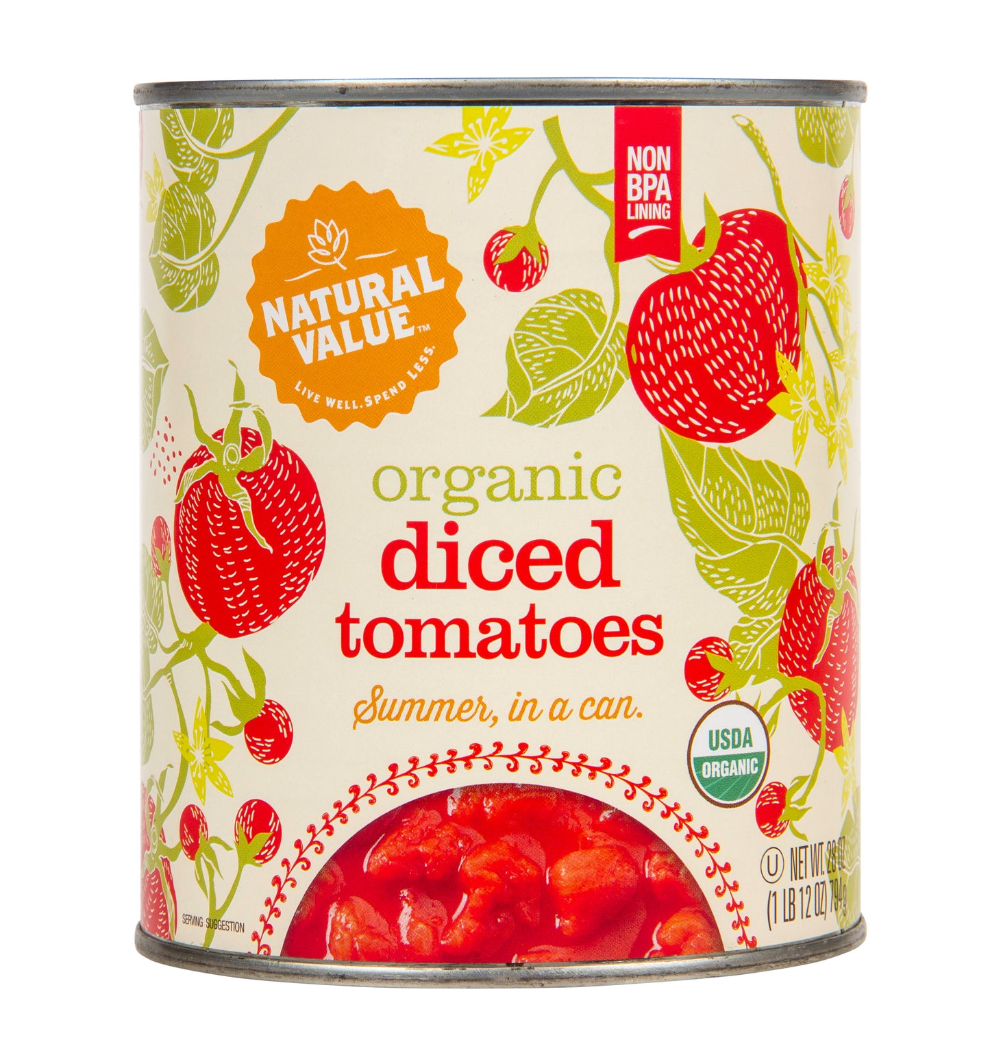 Tomatoes, Diced, Organic