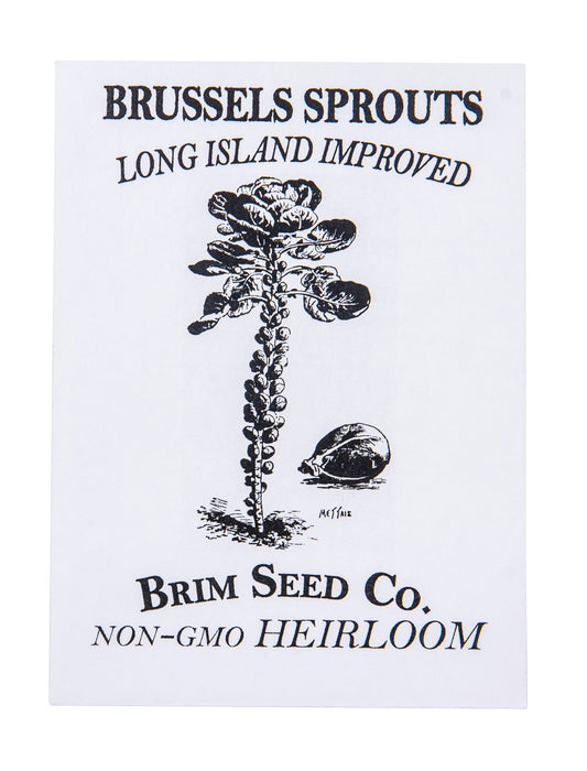 Brussel Sprouts, Long Island Improved Heirloom Seed