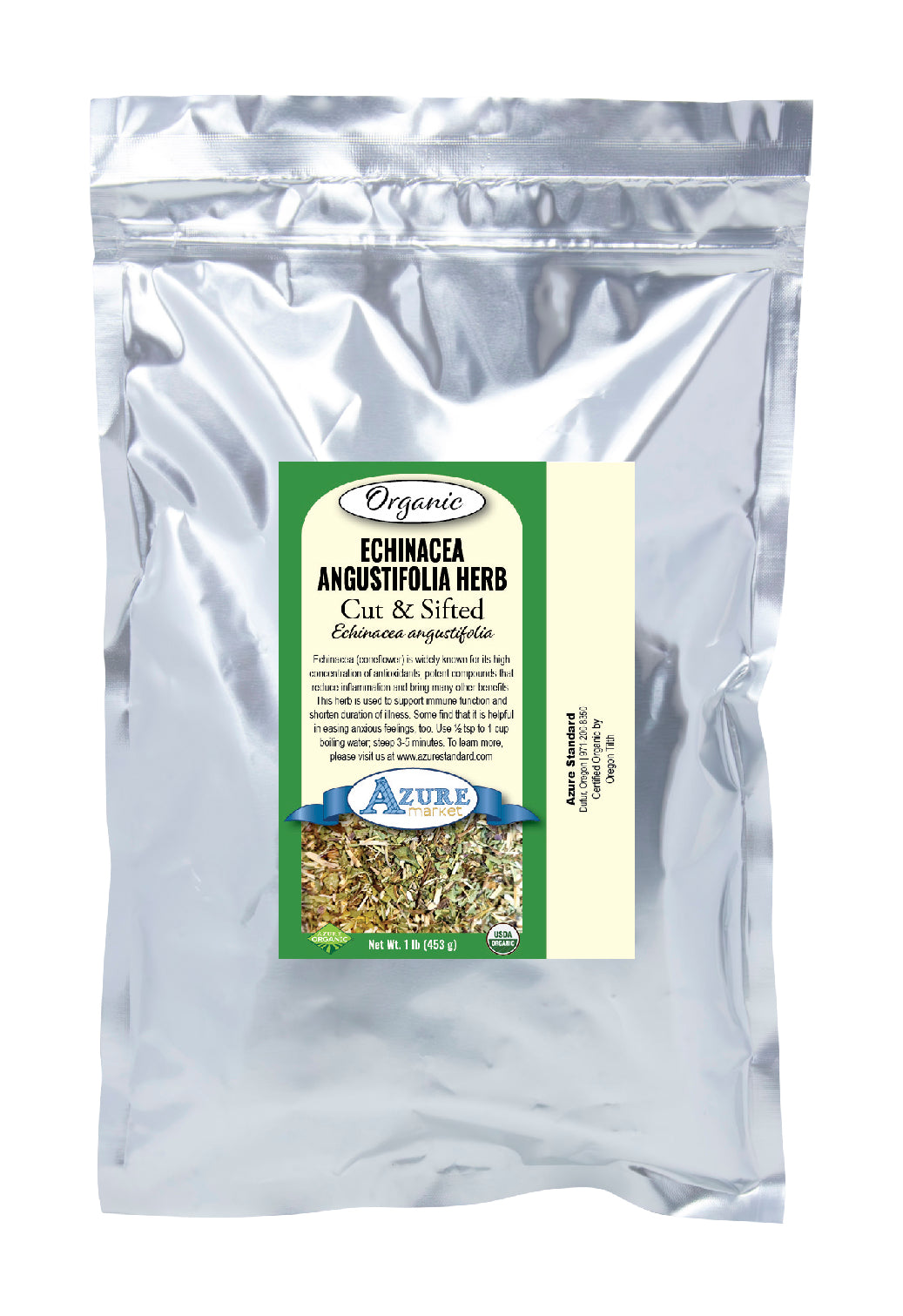 Echinacea Angustifolia Herb, Cut & Sifted, Organic