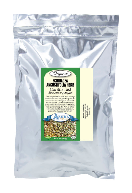 Echinacea Angustifolia Herb, Cut & Sifted, Organic