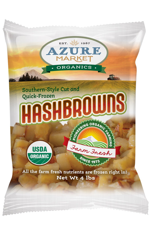 Hashbrowns, Southern Style, Frozen, Organic