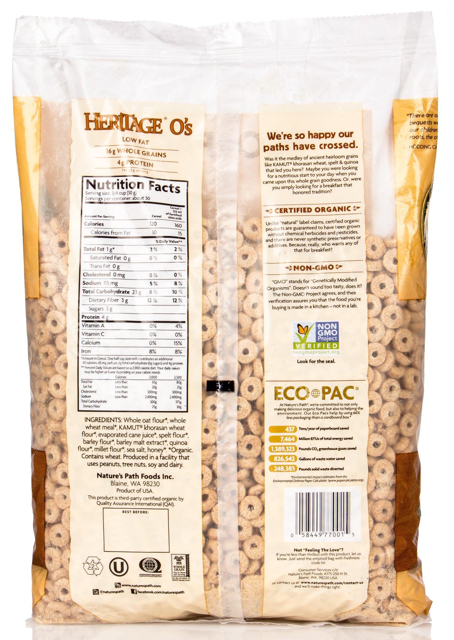 Heritage O's, Organic