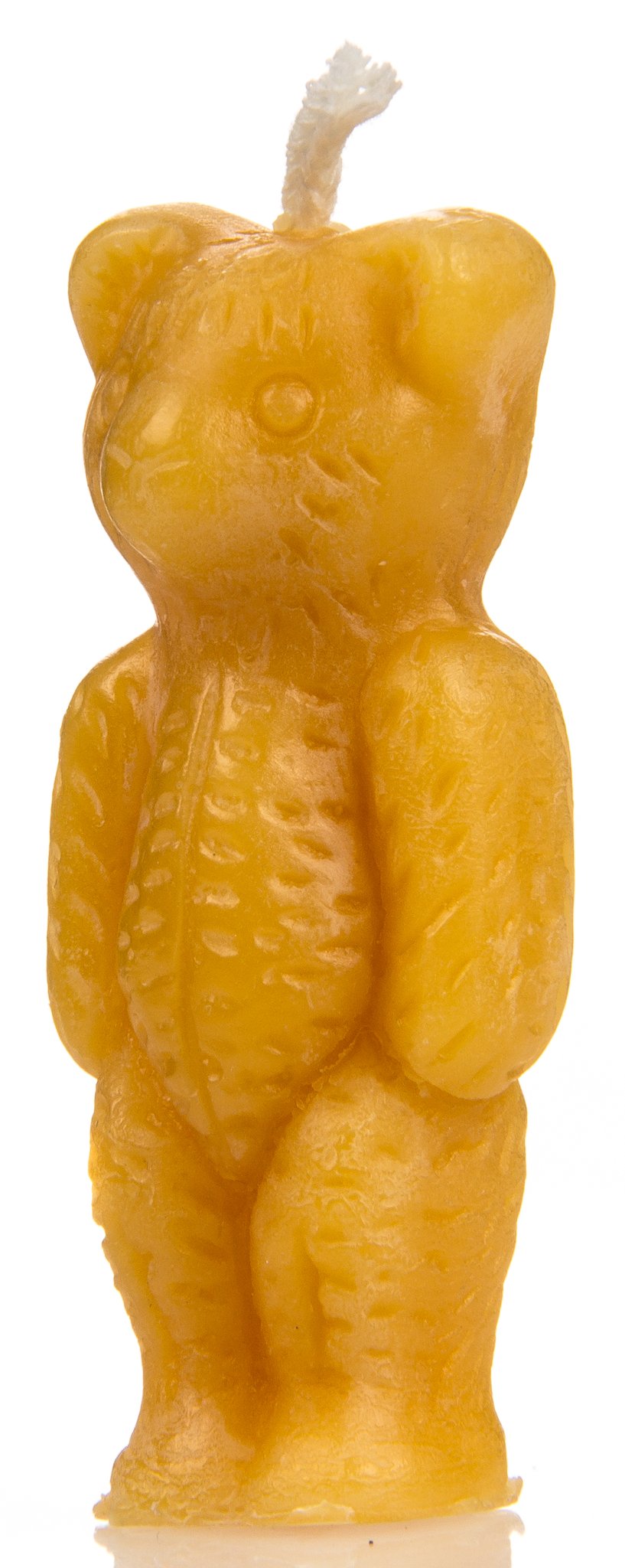 Candle - Teddy Bear Beeswax 2.25" x