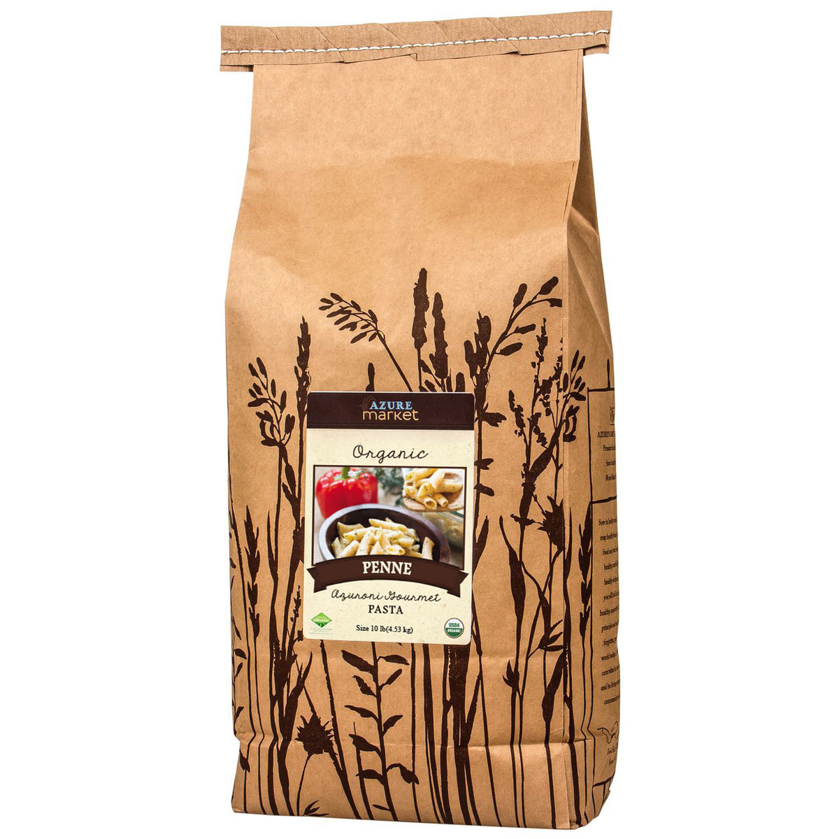 Penne Azuroni Gourmet Pasta, Organic