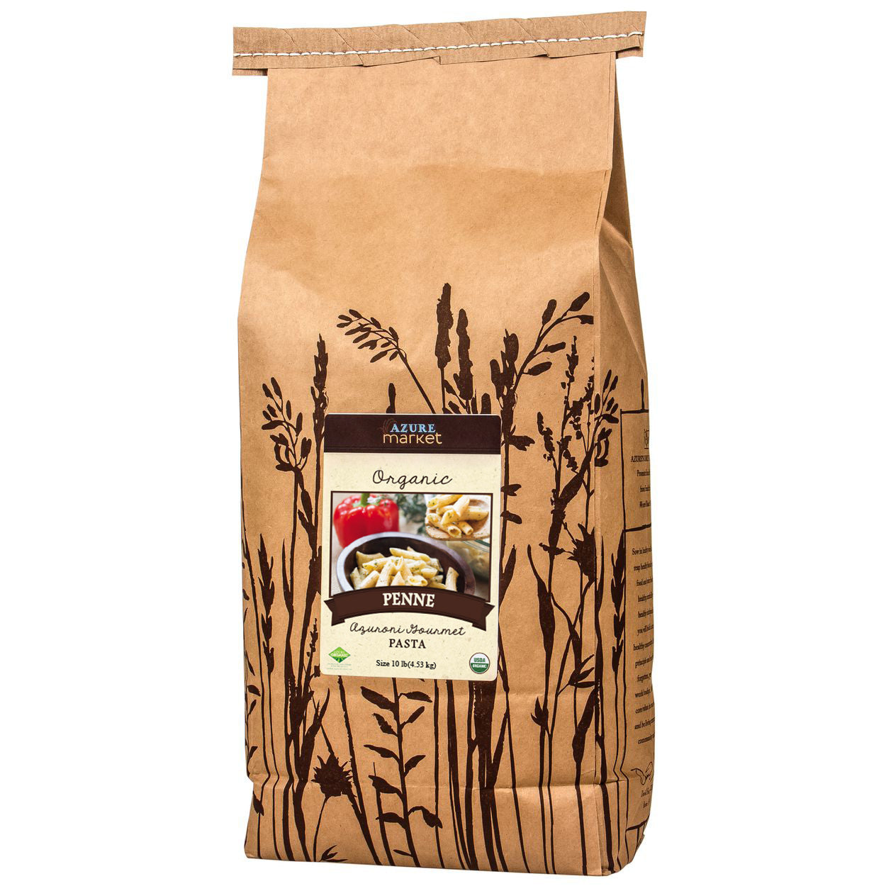 Penne Azuroni Gourmet Pasta, Organic