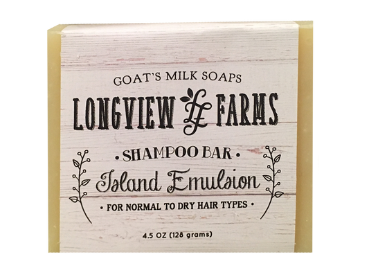 Shampoo Bar, Island Emulsion, Normal to Dry