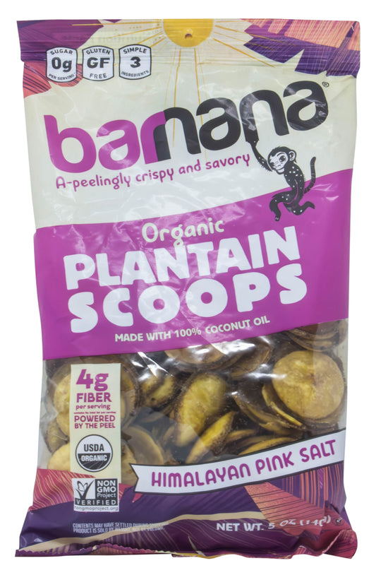 Plantain Scoops, Himalayan Pink Salt, Organic