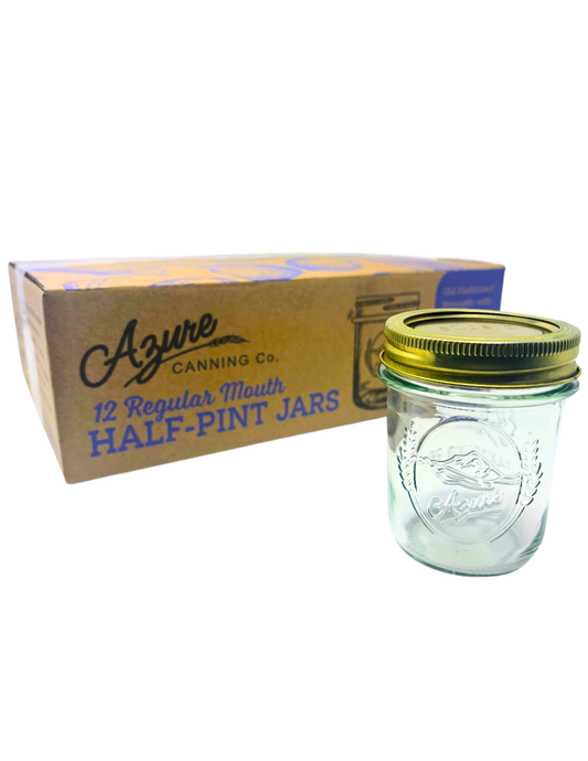 Canning Jars, Half Pint, Regular (with lids & bands)