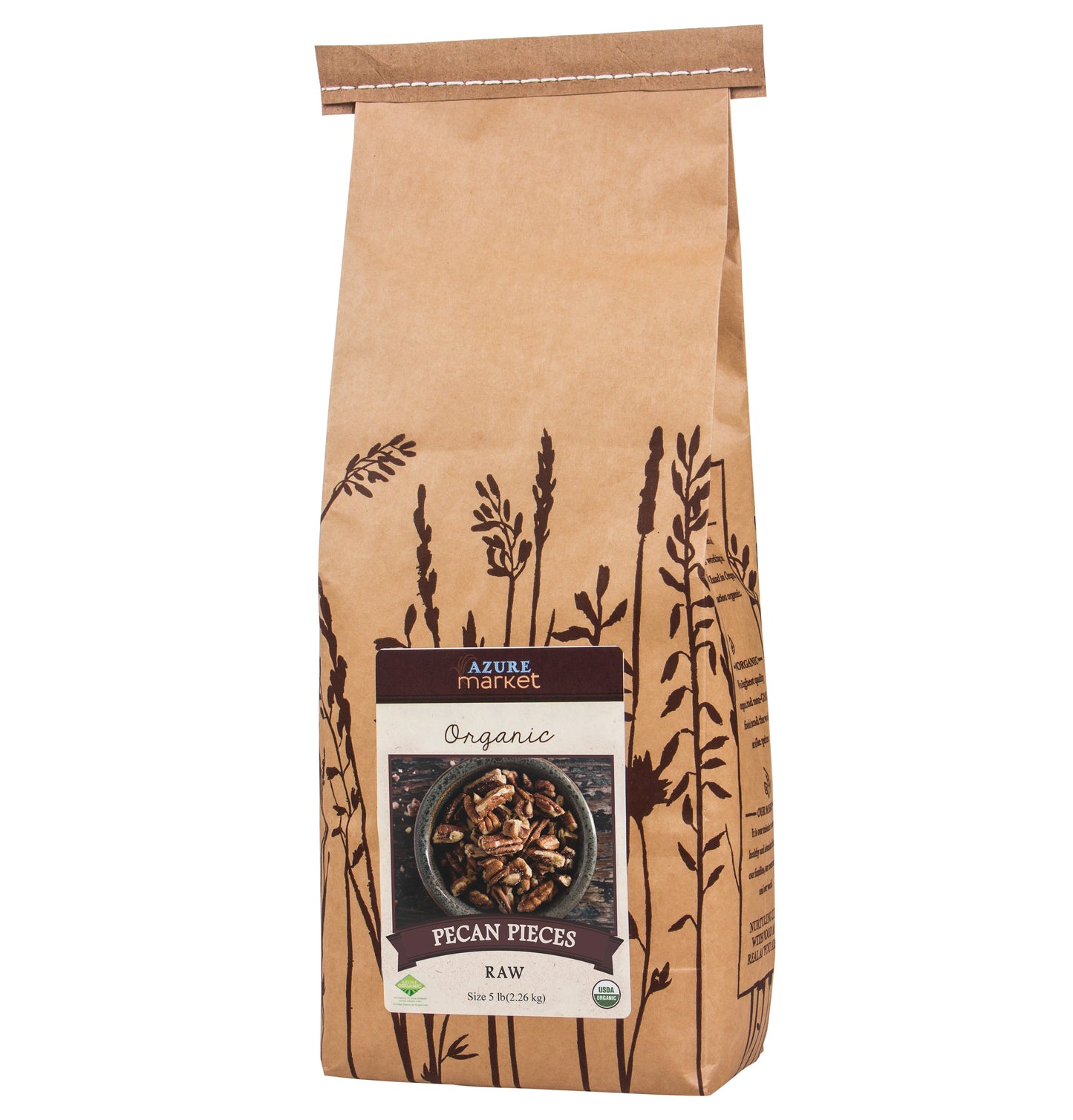 Pecans, Raw, Pieces, Organic