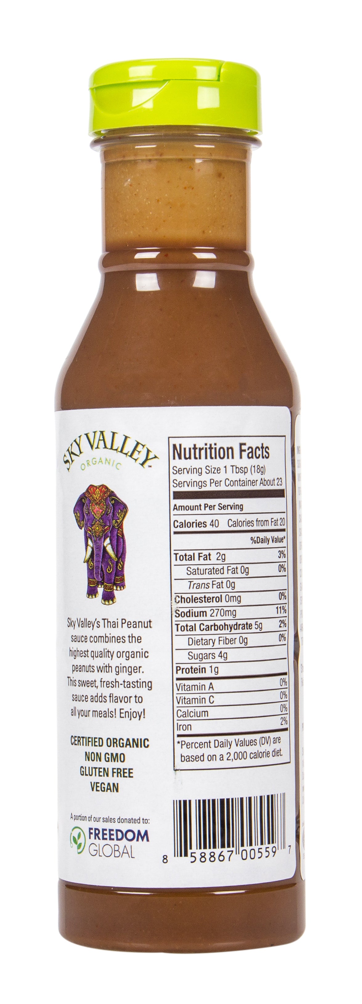 Thai Peanut Sauce, Organic