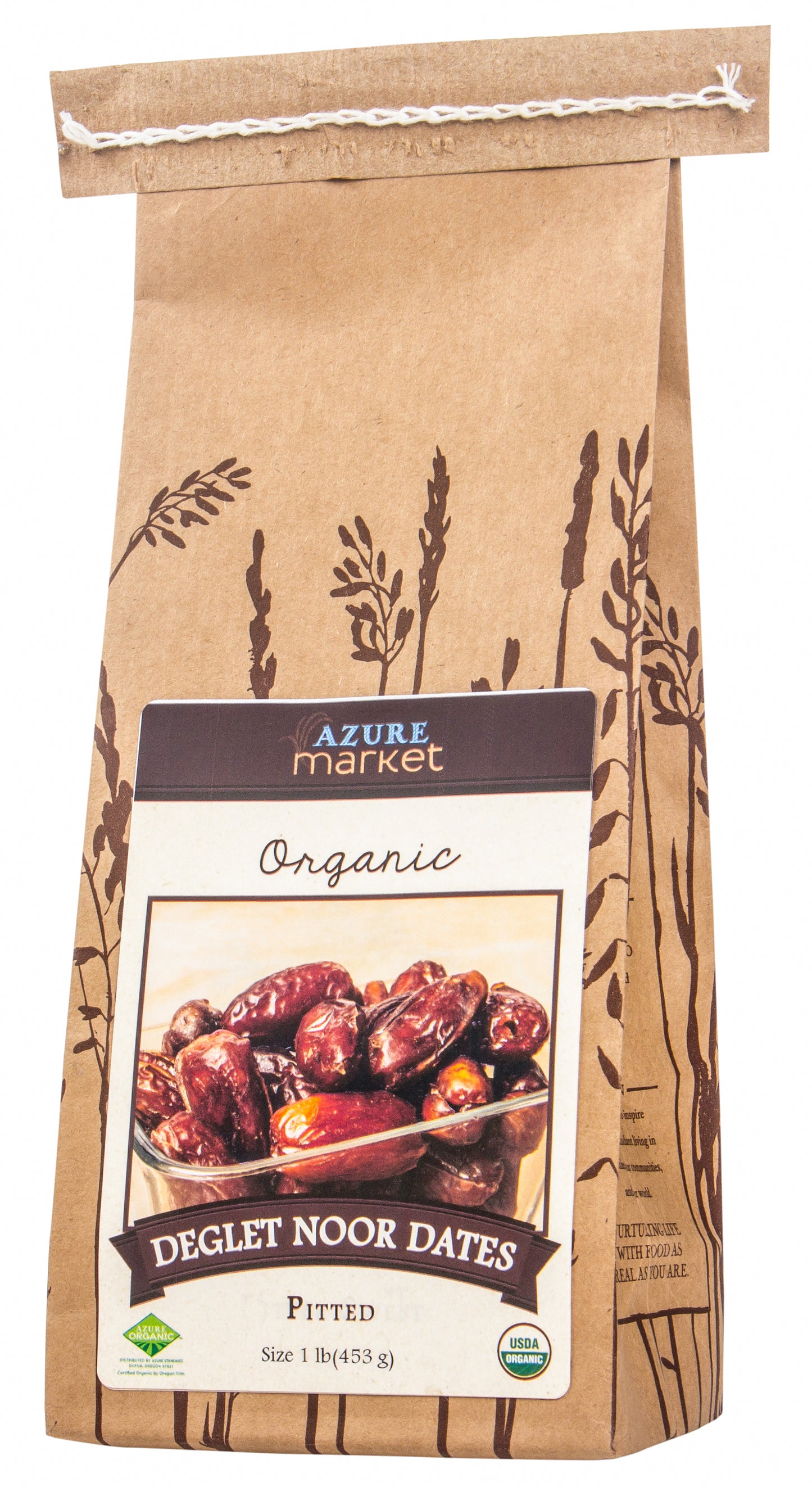 Deglet Noor Dates, Pitted, Organic
