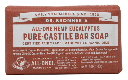 Pure Castile Bar Soap, Eucalyptus